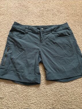 Prana Women's Outdoor Cargo Shorts - Teal size 0
